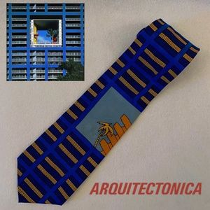 Arquitectonica Silk Tie